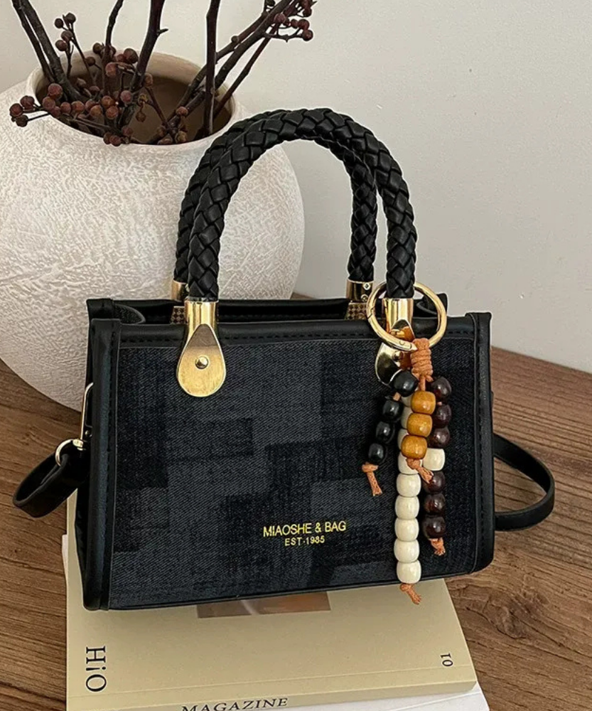 Capucine Braided Handle Mini Handbag