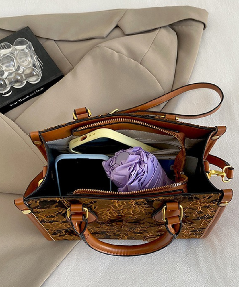 Evarielle Floral Lace Satchel Bag