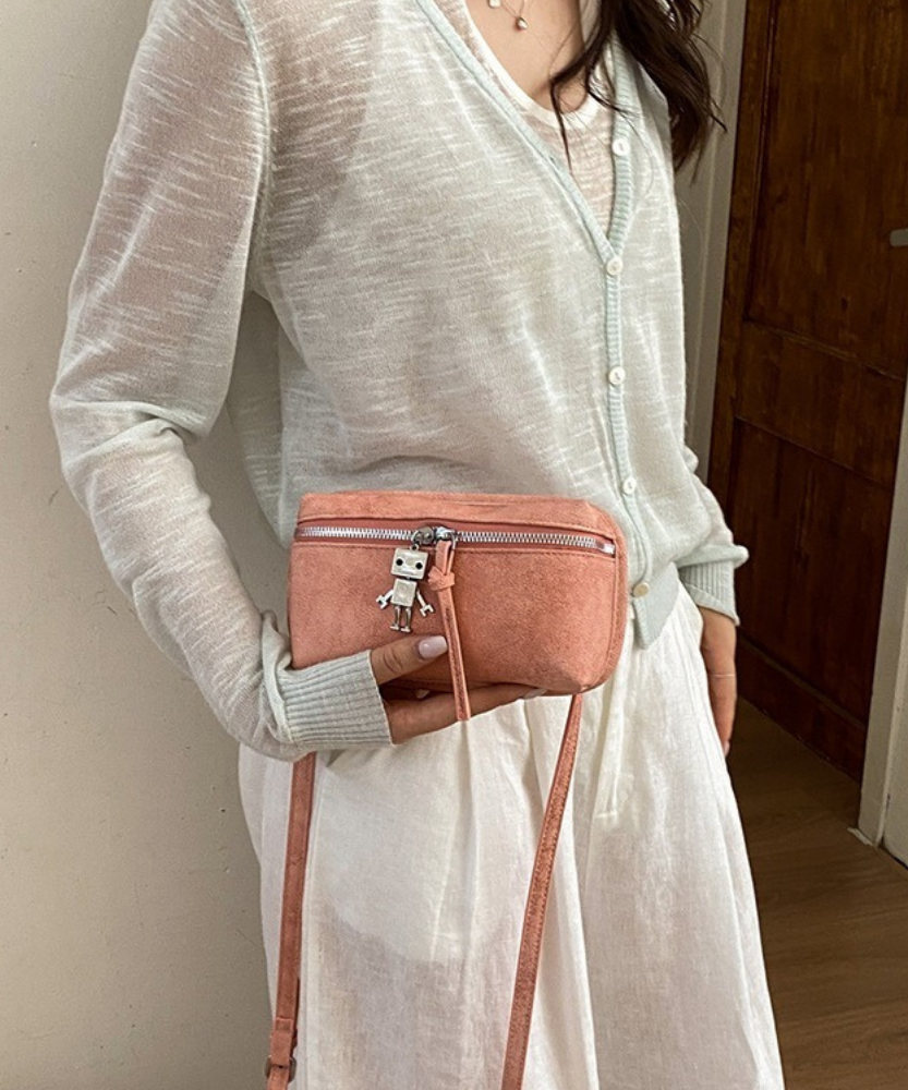 Tinnia Robot Charm Crossbody Bag