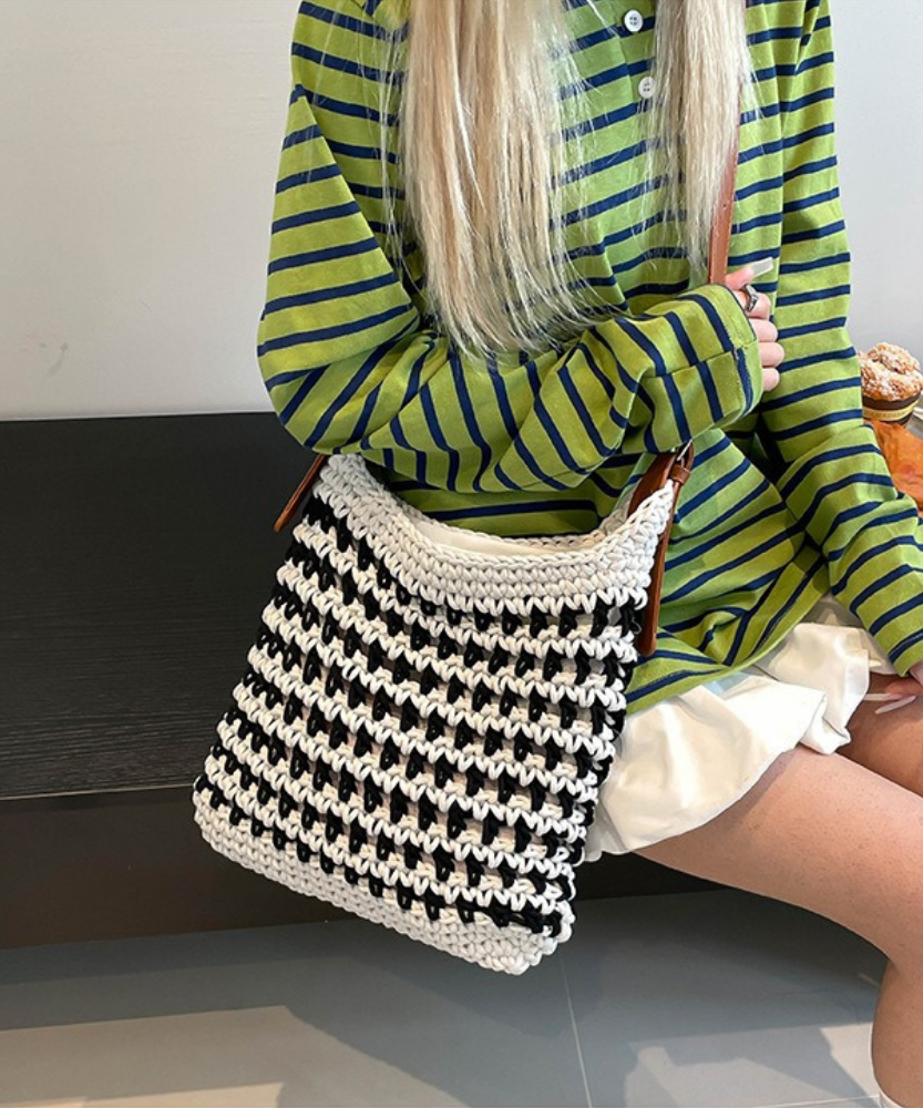 Briselia Woven Shoulder Bag