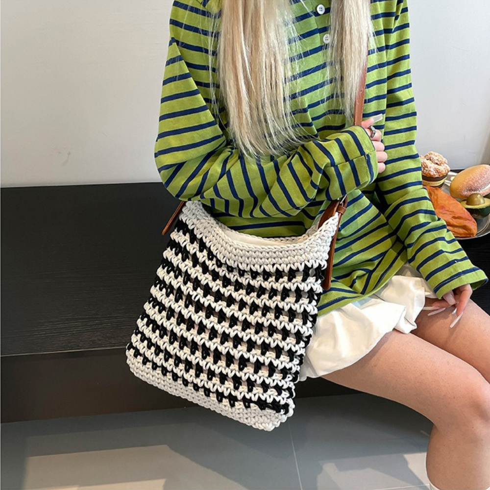 Briselia Woven Shoulder Bag