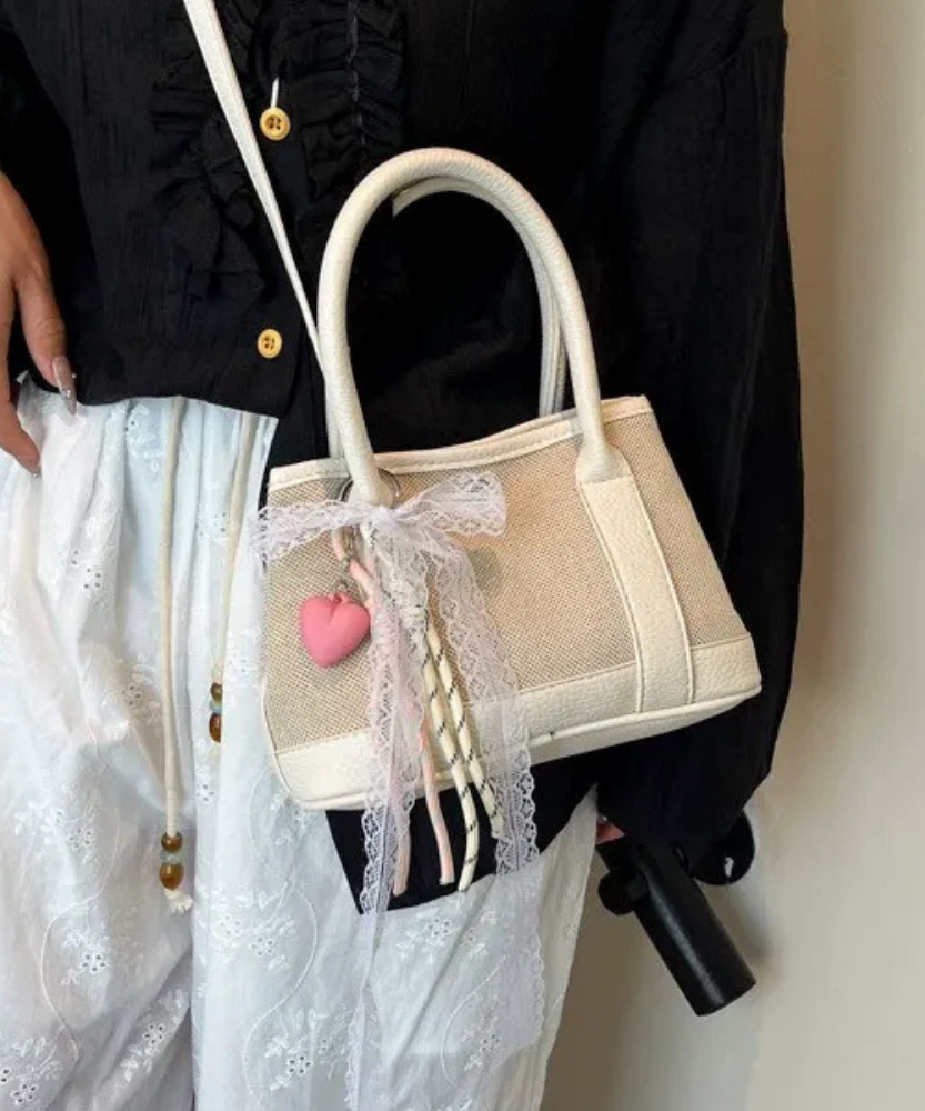 Liorvane Lace Charm Mini Handbag