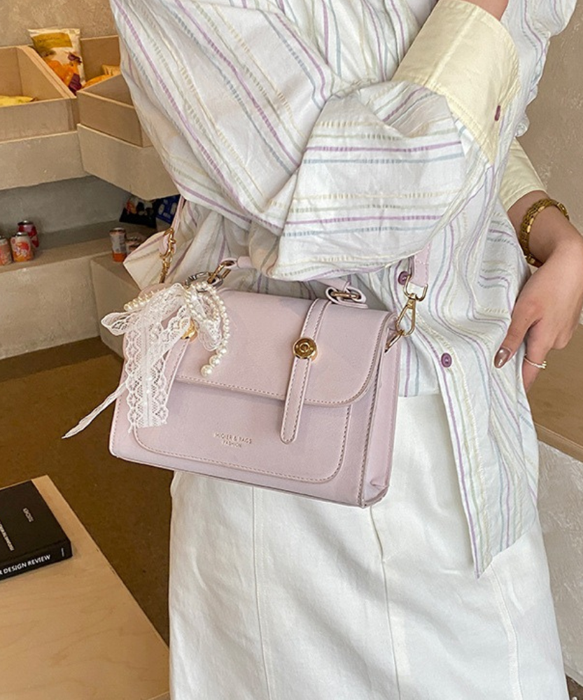 Vessara Top Handle Flap Bag