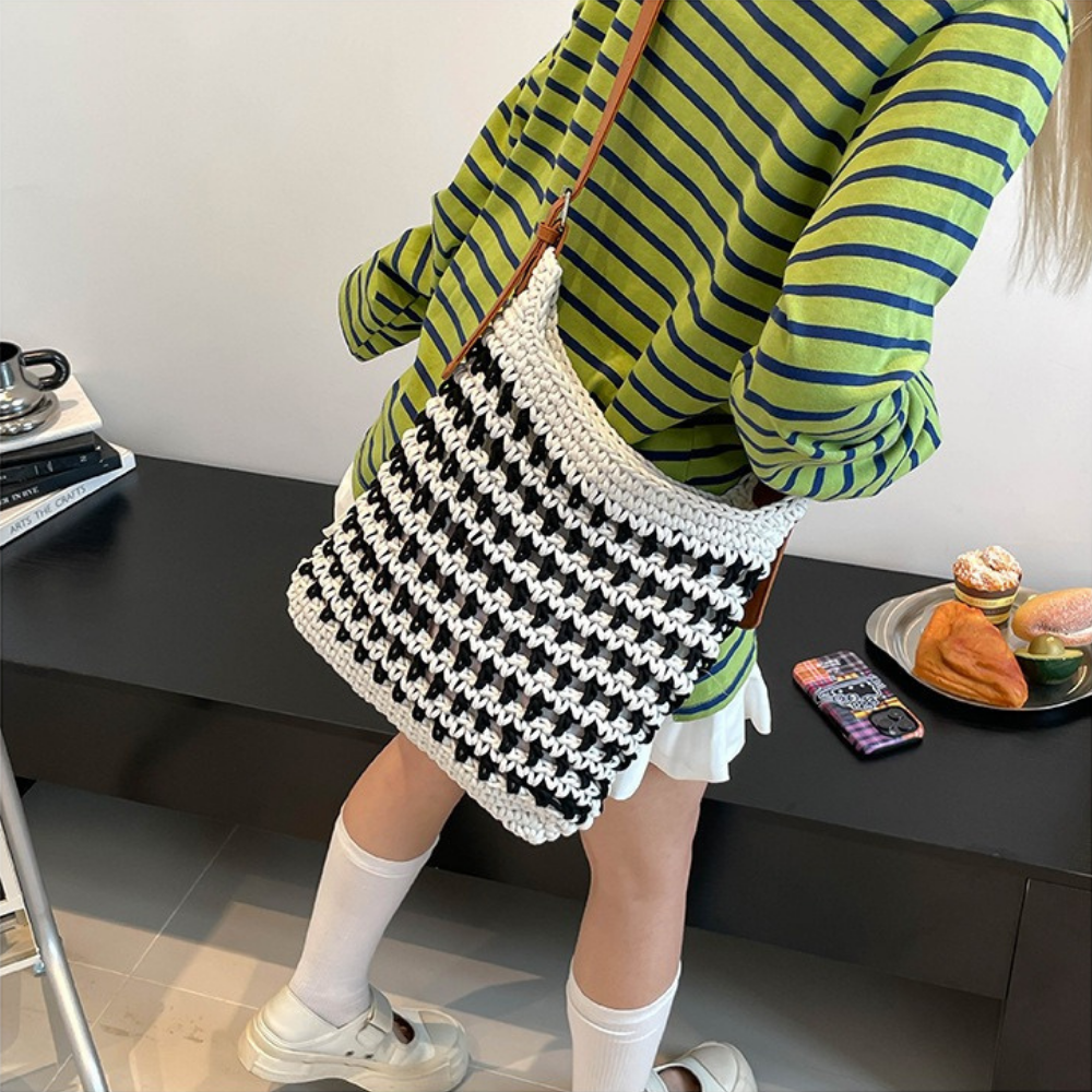 Briselia Woven Shoulder Bag
