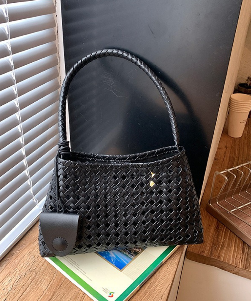 Tesoria Woven Shoulder Bag