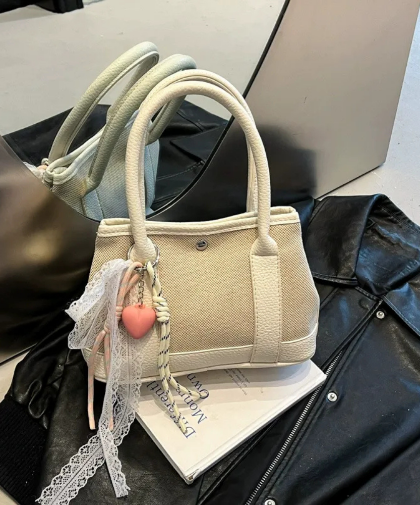 Liorvane Lace Charm Mini Handbag