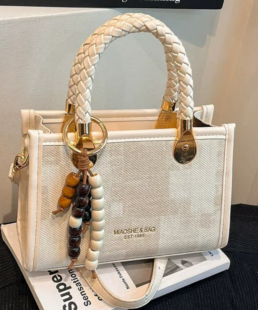 Capucine Braided Handle Mini Handbag