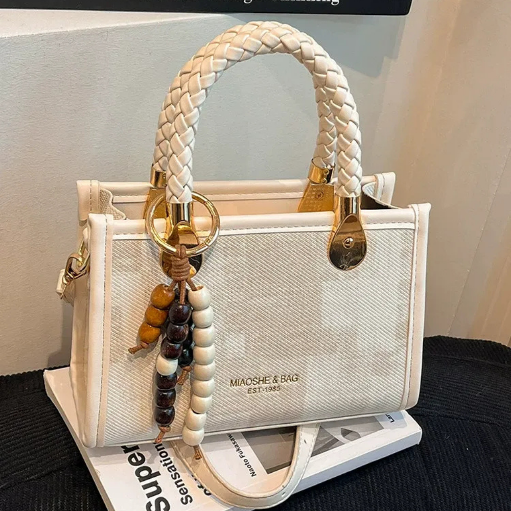 Capucine Braided Handle Mini Handbag
