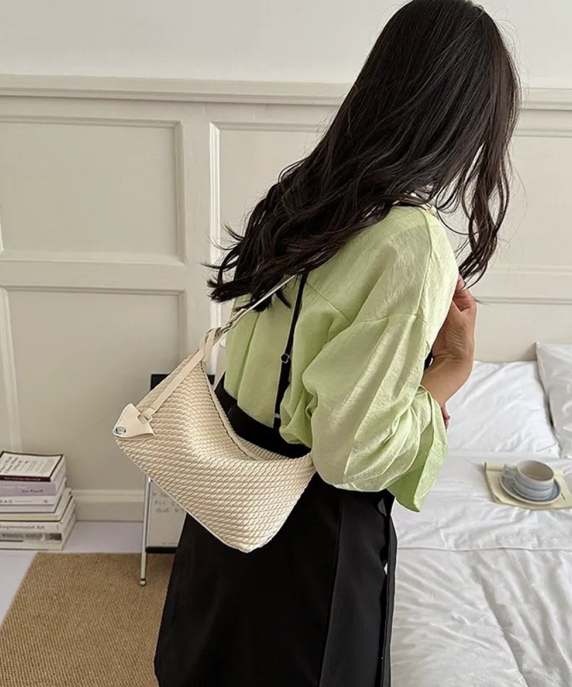 Tissara Woven Shoulder Bag
