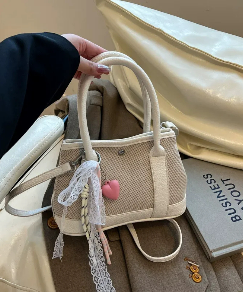 Liorvane Lace Charm Mini Handbag