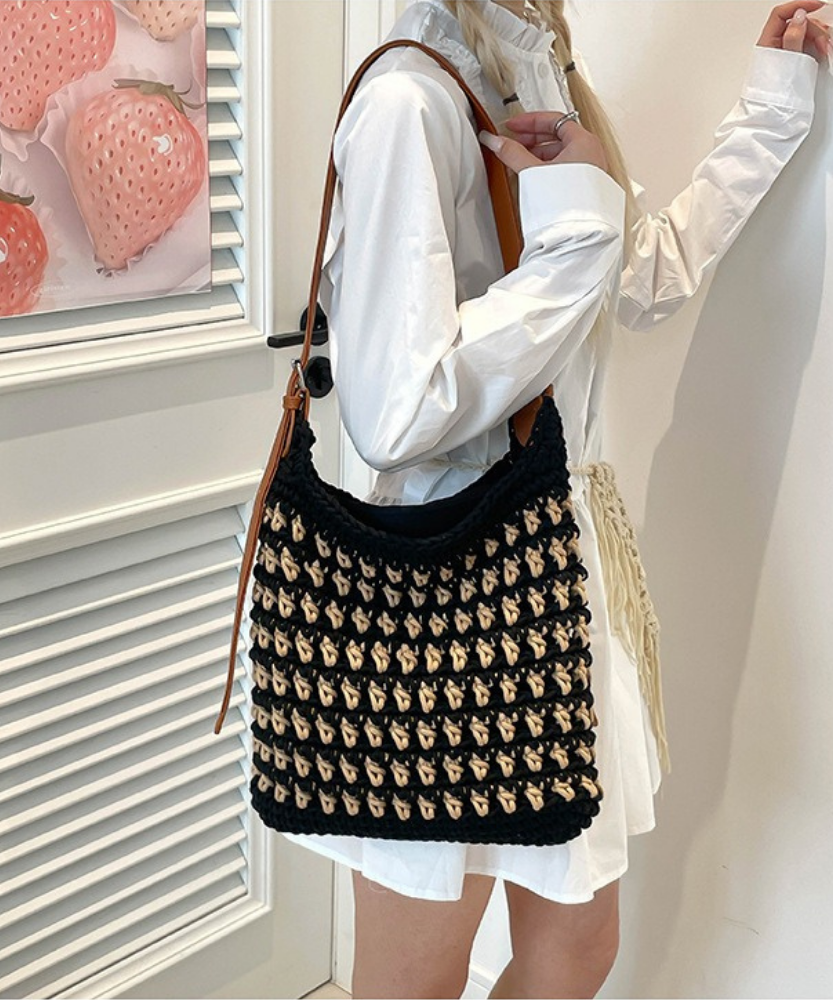 Briselia Woven Shoulder Bag