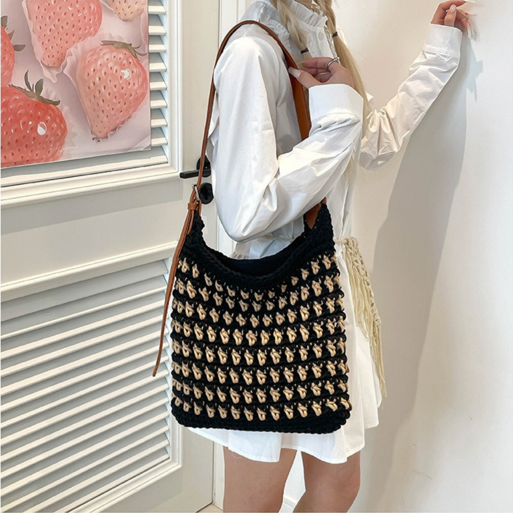 Briselia Woven Shoulder Bag