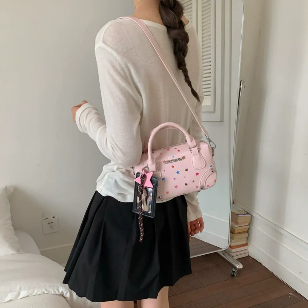 Sidera Star Print Mini Handbag
