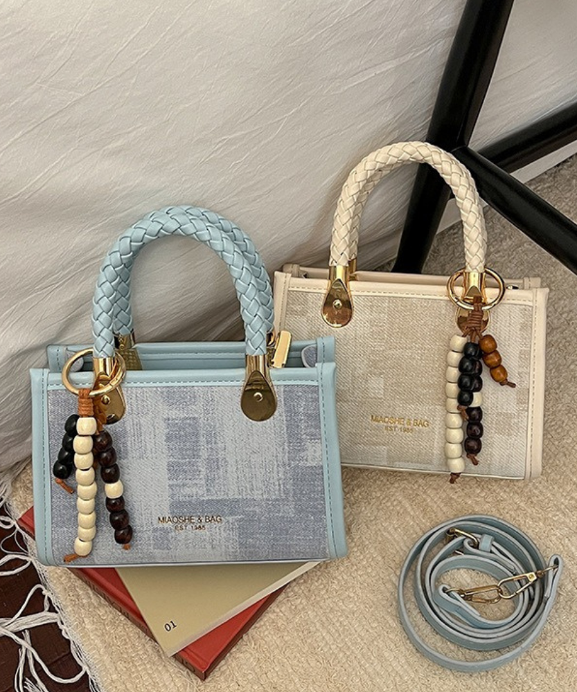 Capucine Braided Handle Mini Handbag
