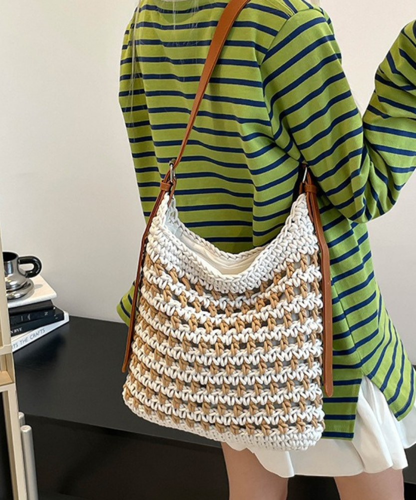 Briselia Woven Shoulder Bag