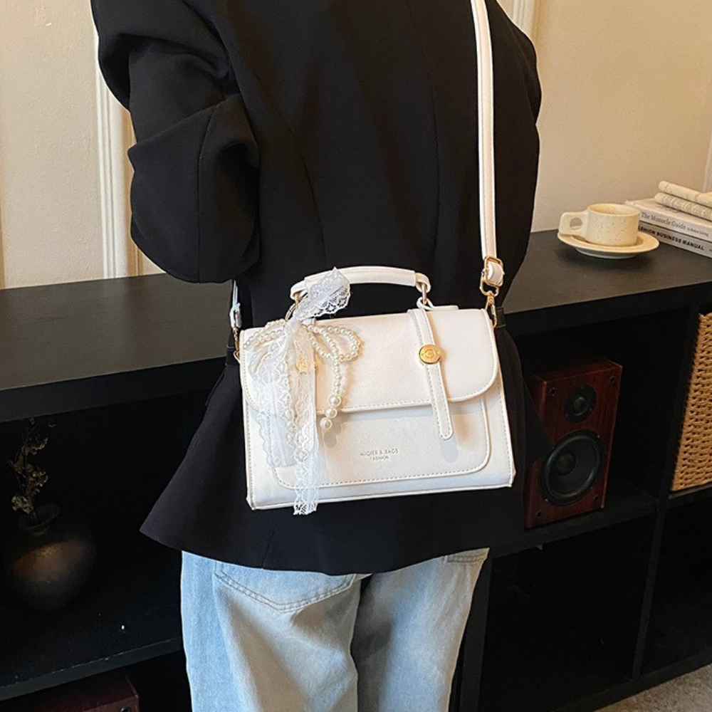 Vessara Top Handle Flap Bag
