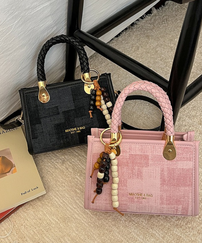 Capucine Braided Handle Mini Handbag