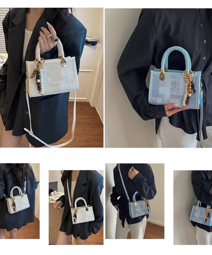 Capucine Braided Handle Mini Handbag