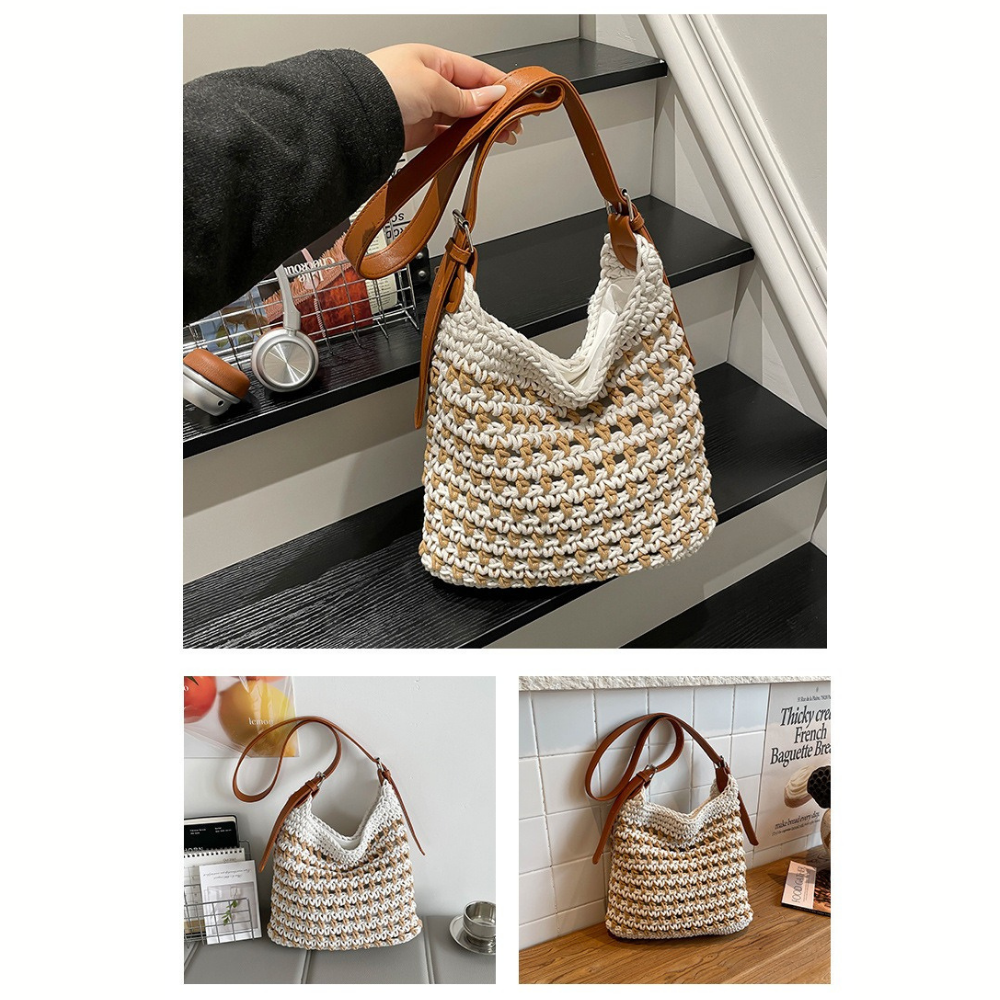 Briselia Woven Shoulder Bag