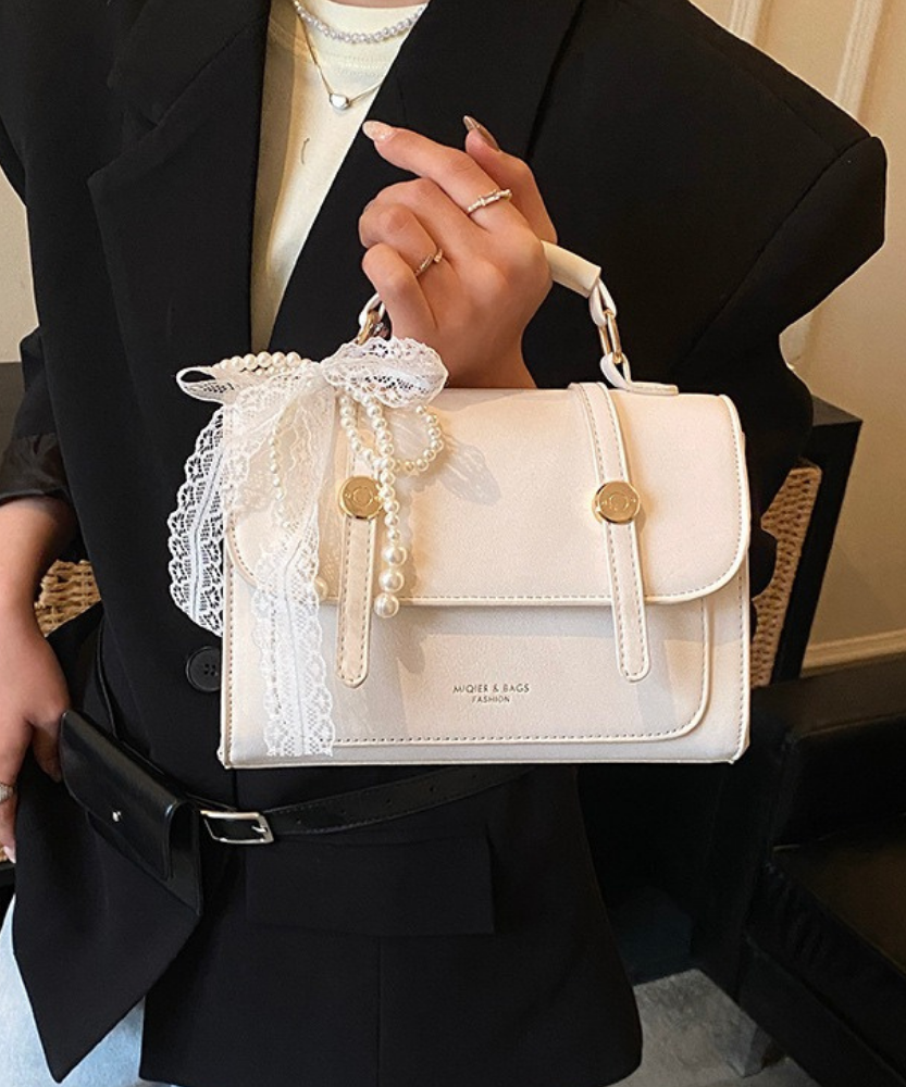 Vessara Top Handle Flap Bag