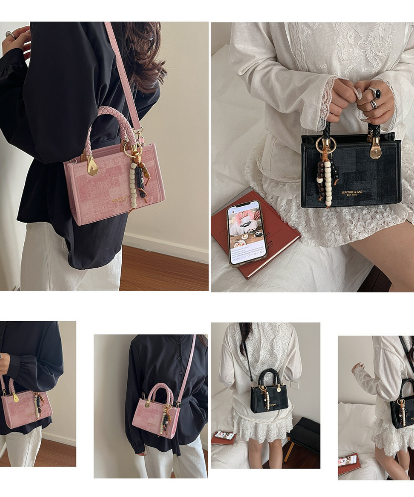 Capucine Braided Handle Mini Handbag