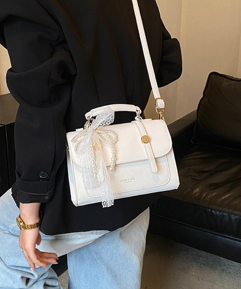 Vessara Top Handle Flap Bag