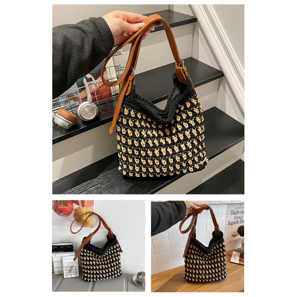 Briselia Woven Shoulder Bag