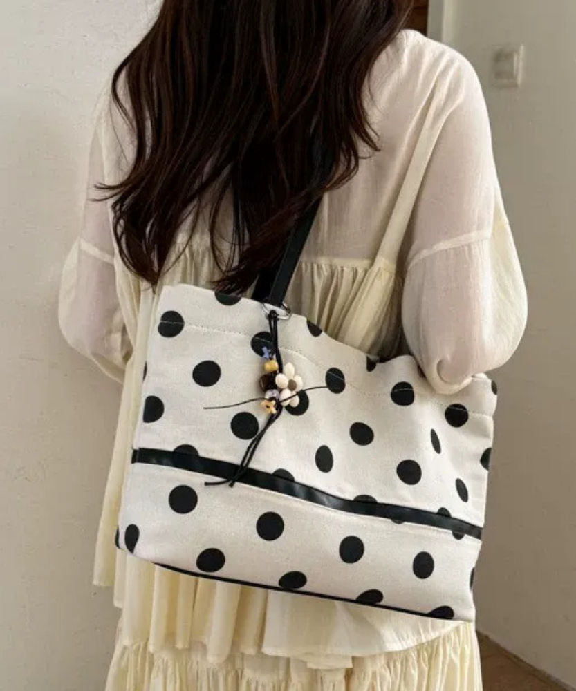 Poisara Polka Dot Tote Bag