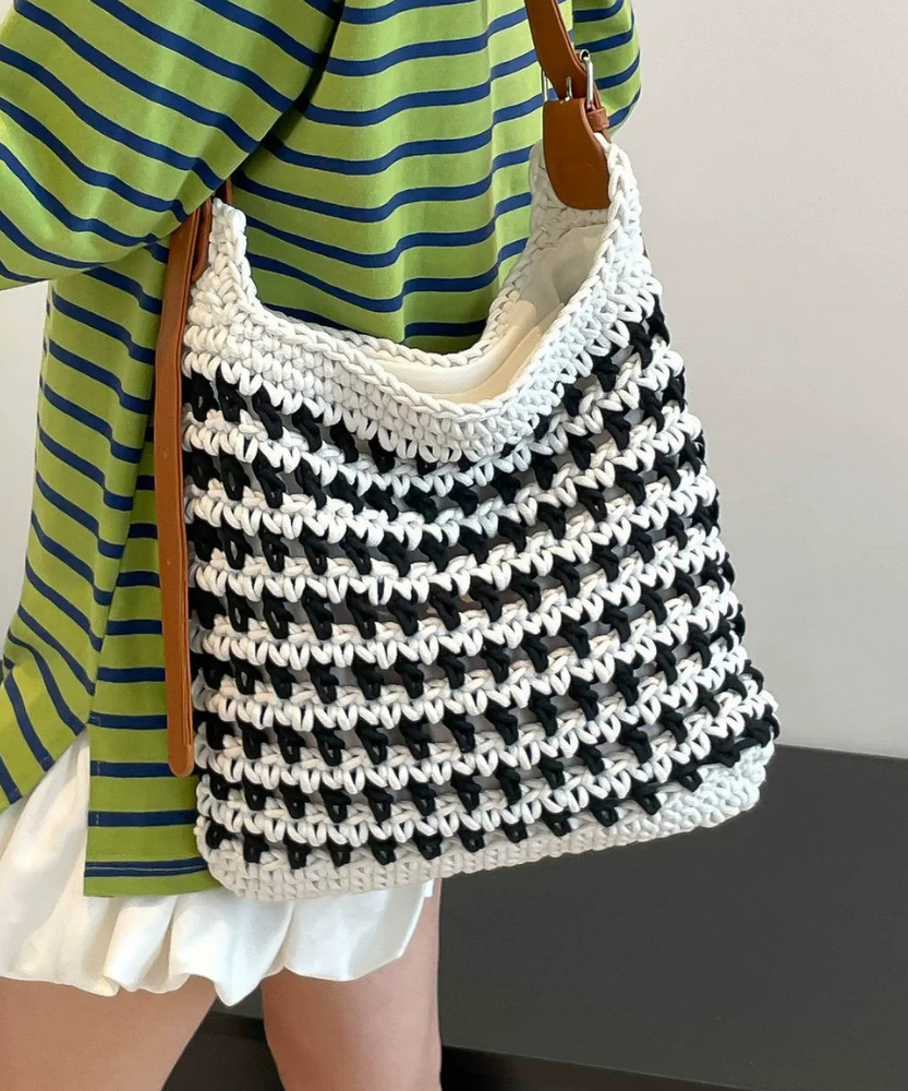 Briselia Woven Shoulder Bag