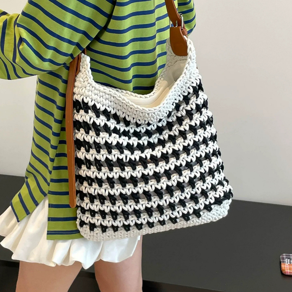 Briselia Woven Shoulder Bag