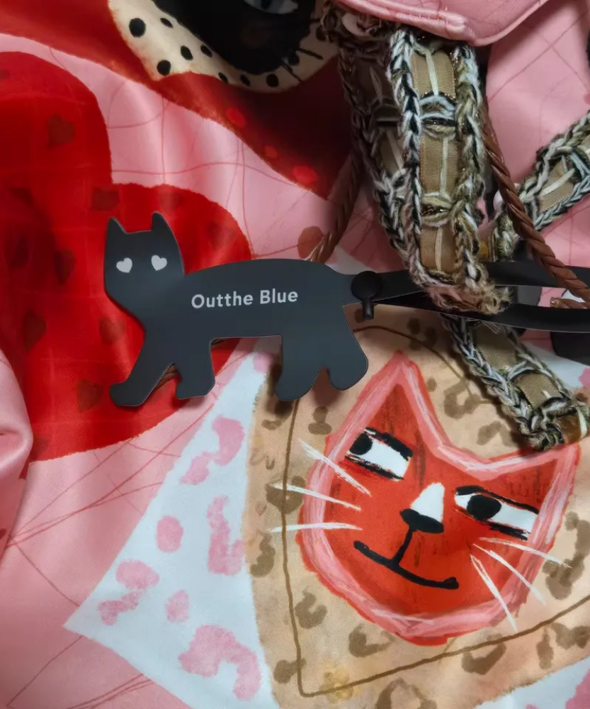 Cœuria Cat Print Shoulder Bag