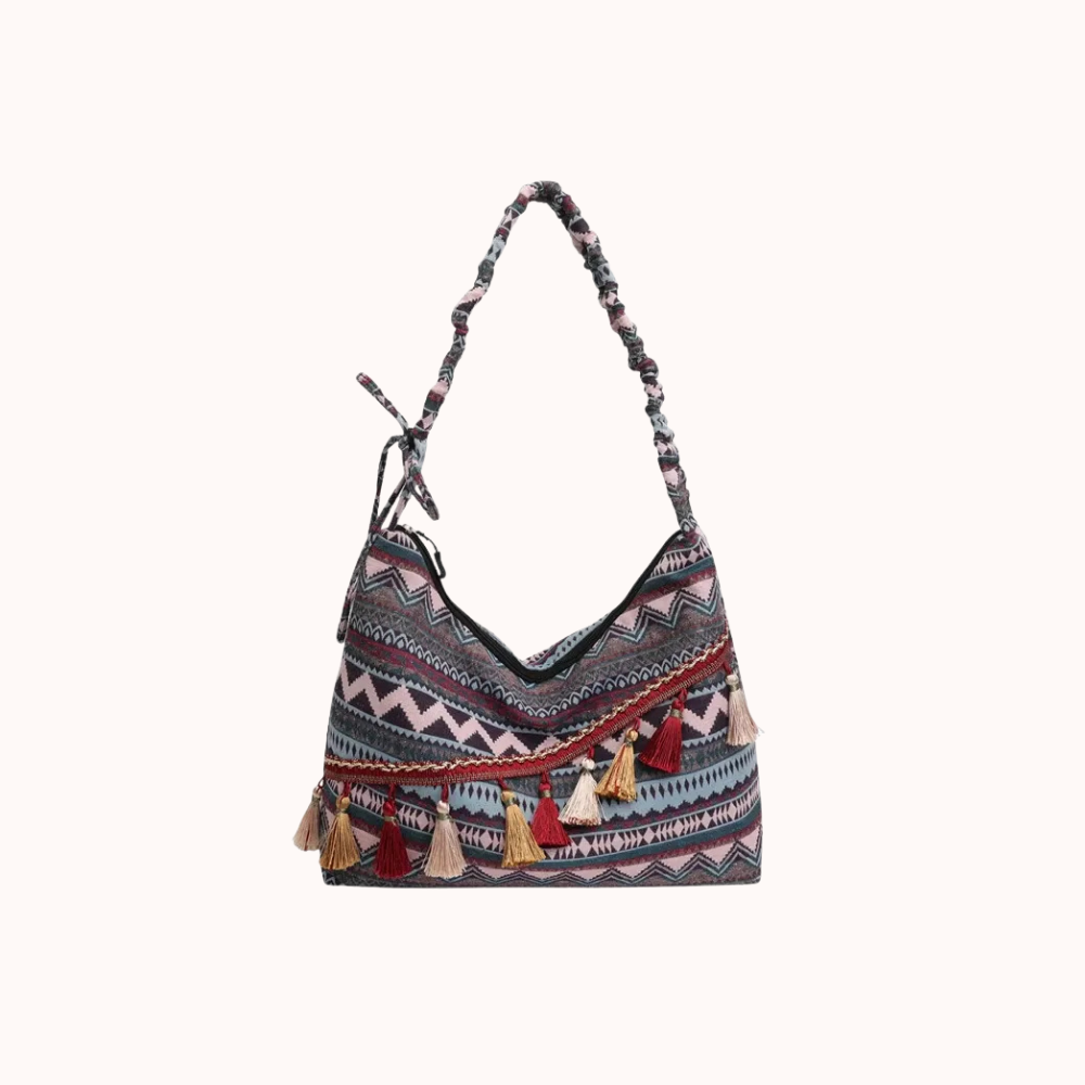Marivelle Tassel-Trim Tote Bag