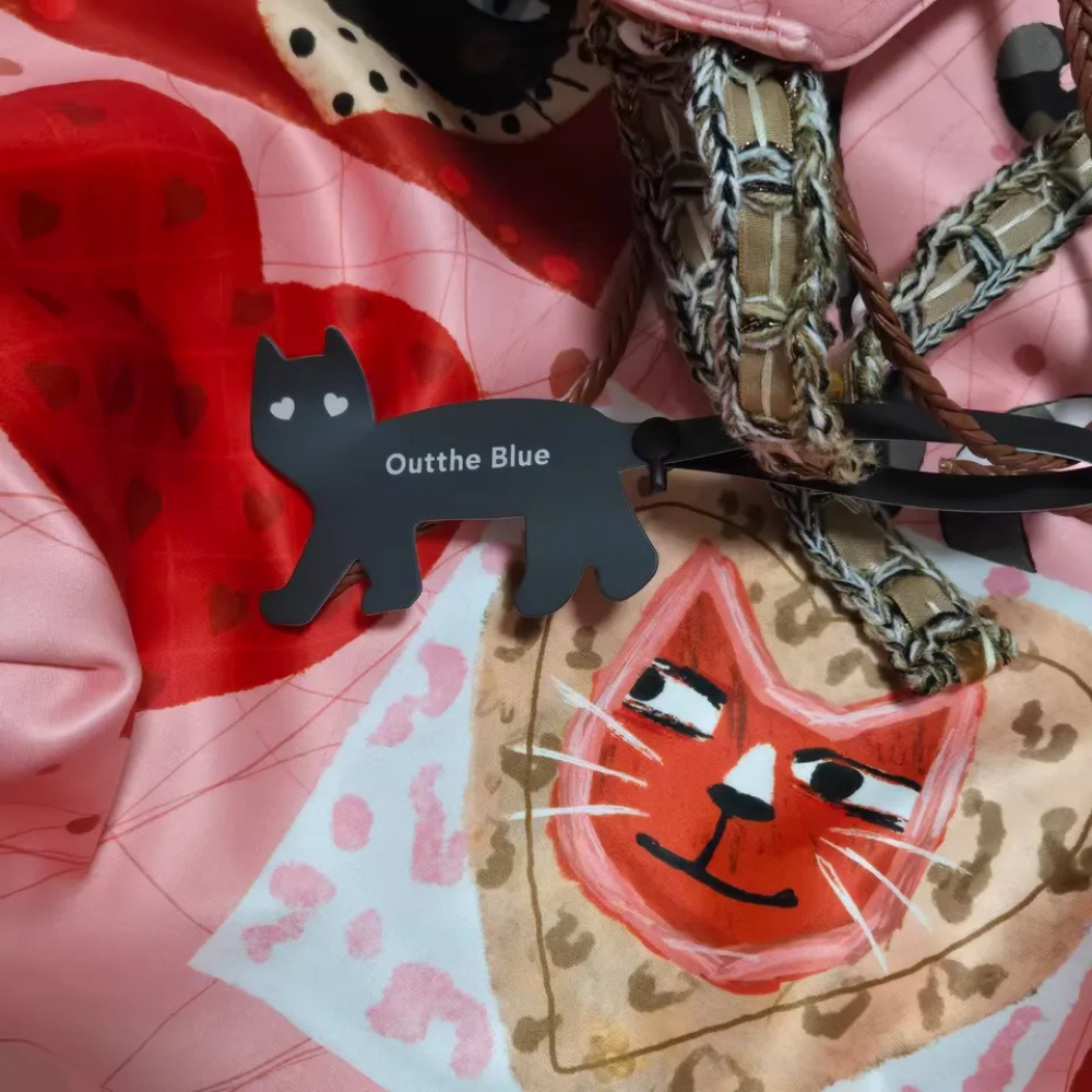 Cœuria Cat Print Shoulder Bag