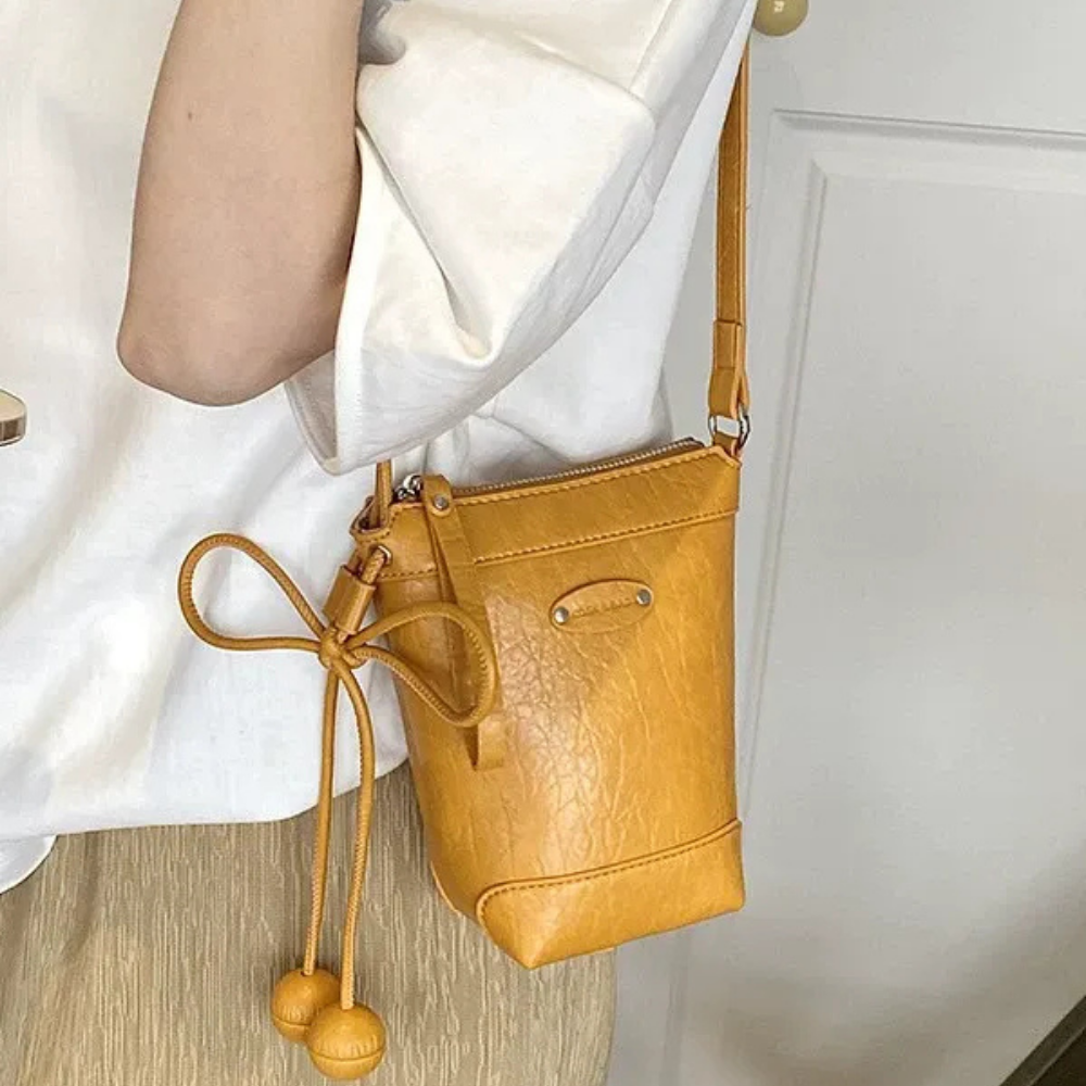 Safrina Charm Bucket Bag