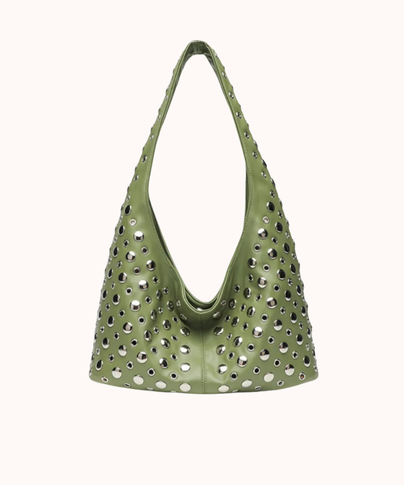 Heloise Vegan Leather Hobo Bag