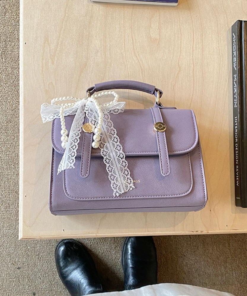 Vessara Top Handle Flap Bag