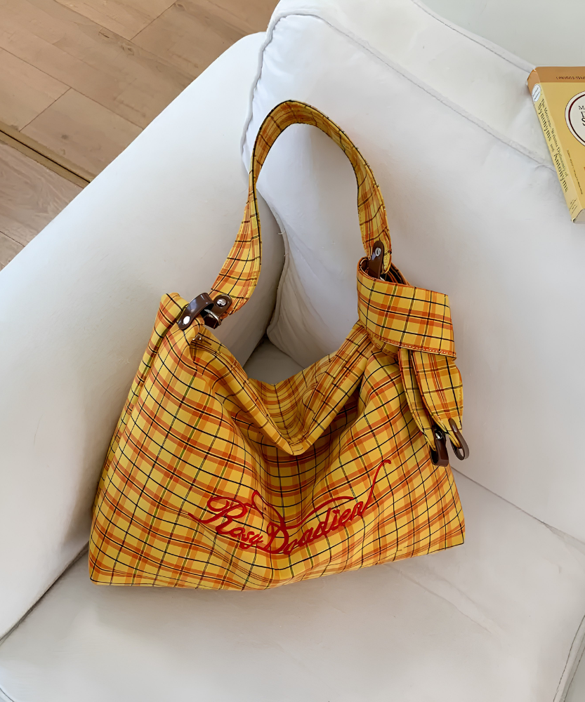 Givrelle Plaid Shoulder Bag
