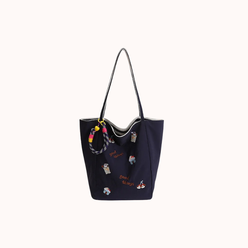 Fioratta Embroidered Tote Bag