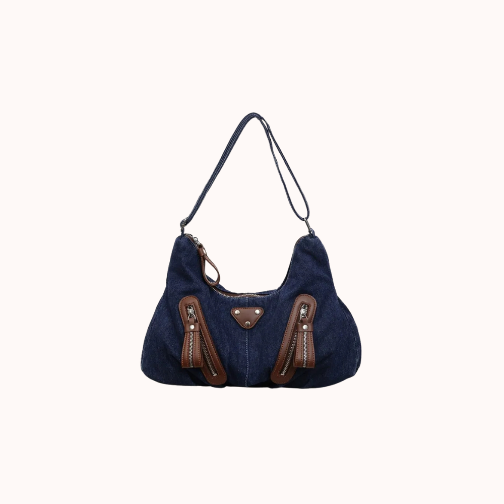 Indara Denim Shoulder Bag