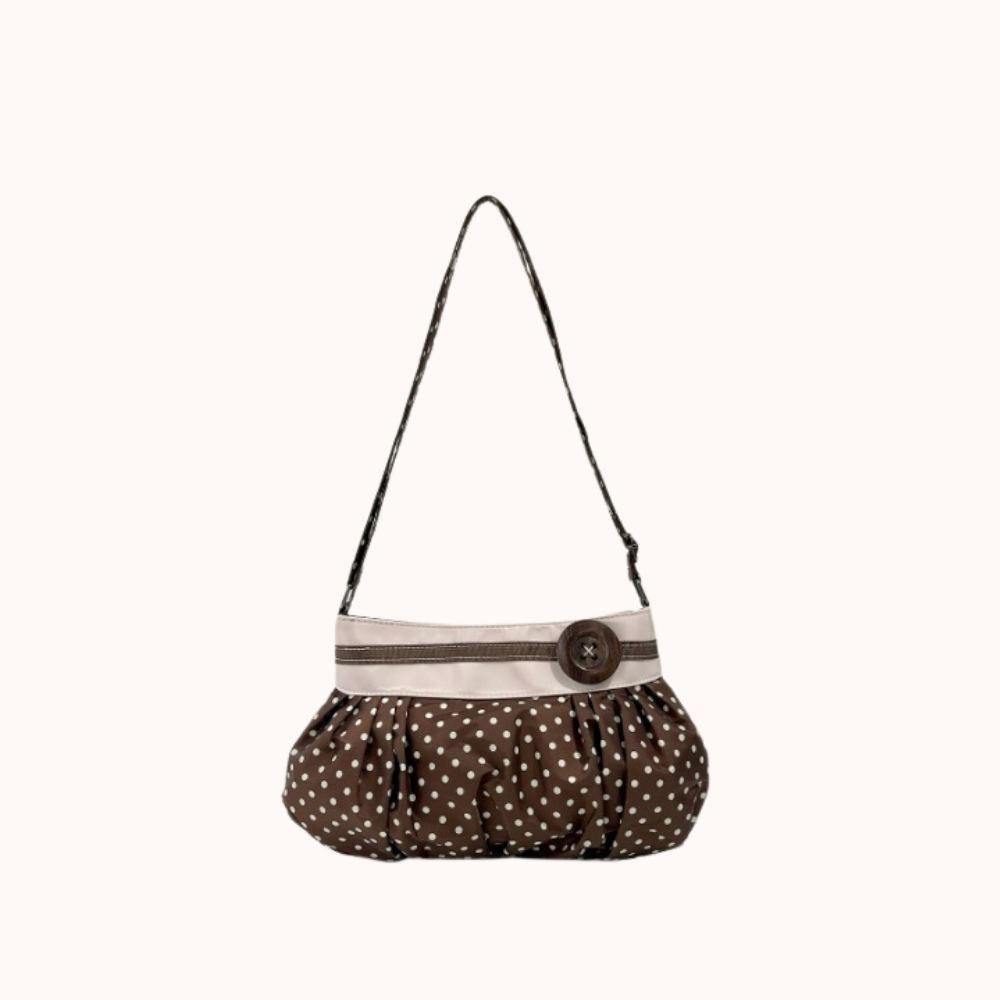 Elara Polka Dot Cloud Shoulder Bag