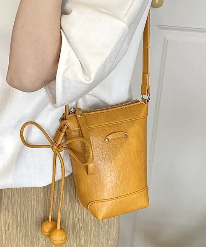 Safrina Charm Bucket Bag