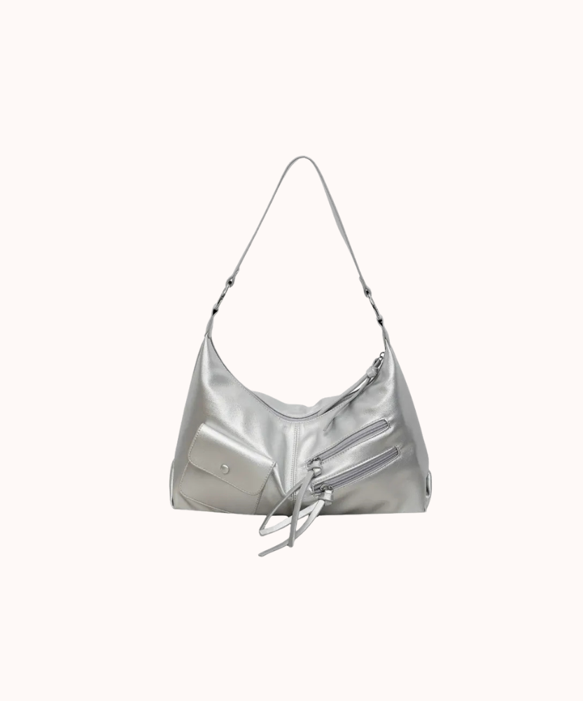 Tazielle Zip Pocket Shoulder Bag