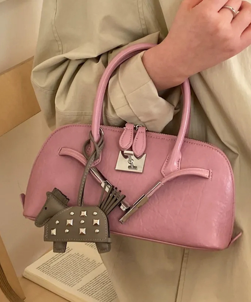 Bertille Lock Detail Mini Handbag