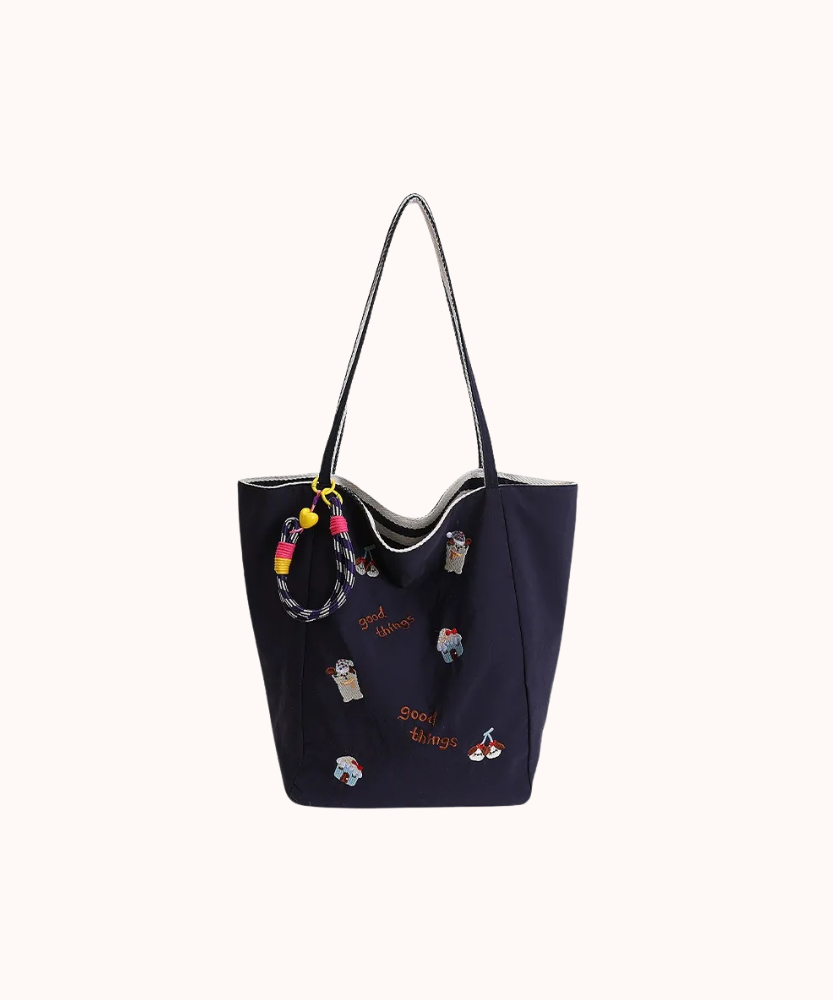Fioratta Embroidered Tote Bag