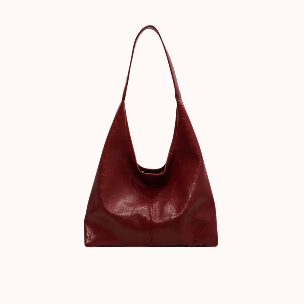 Adélya Vegan Leather Hobo Bag