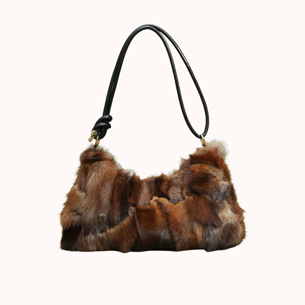 Auvréa Plush Fur Shoulder Bag