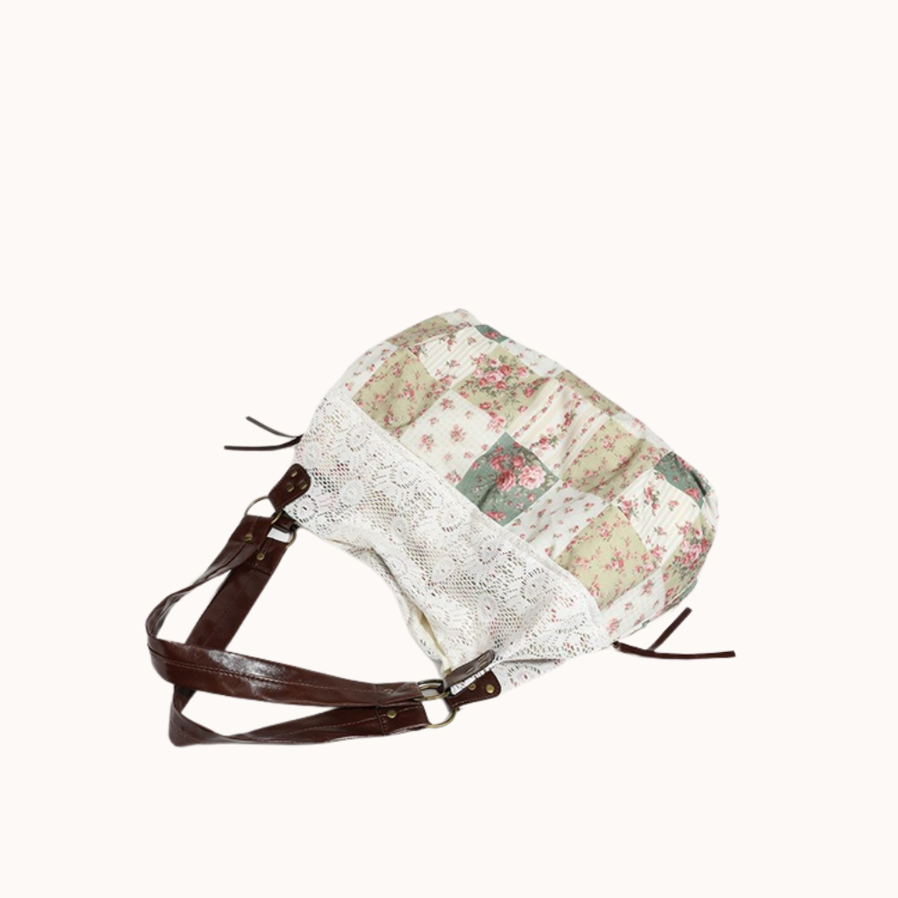 Olyra Lace-Trim Shoulder Bag