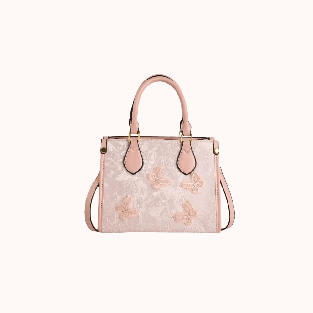 Evarielle Floral Lace Satchel Bag