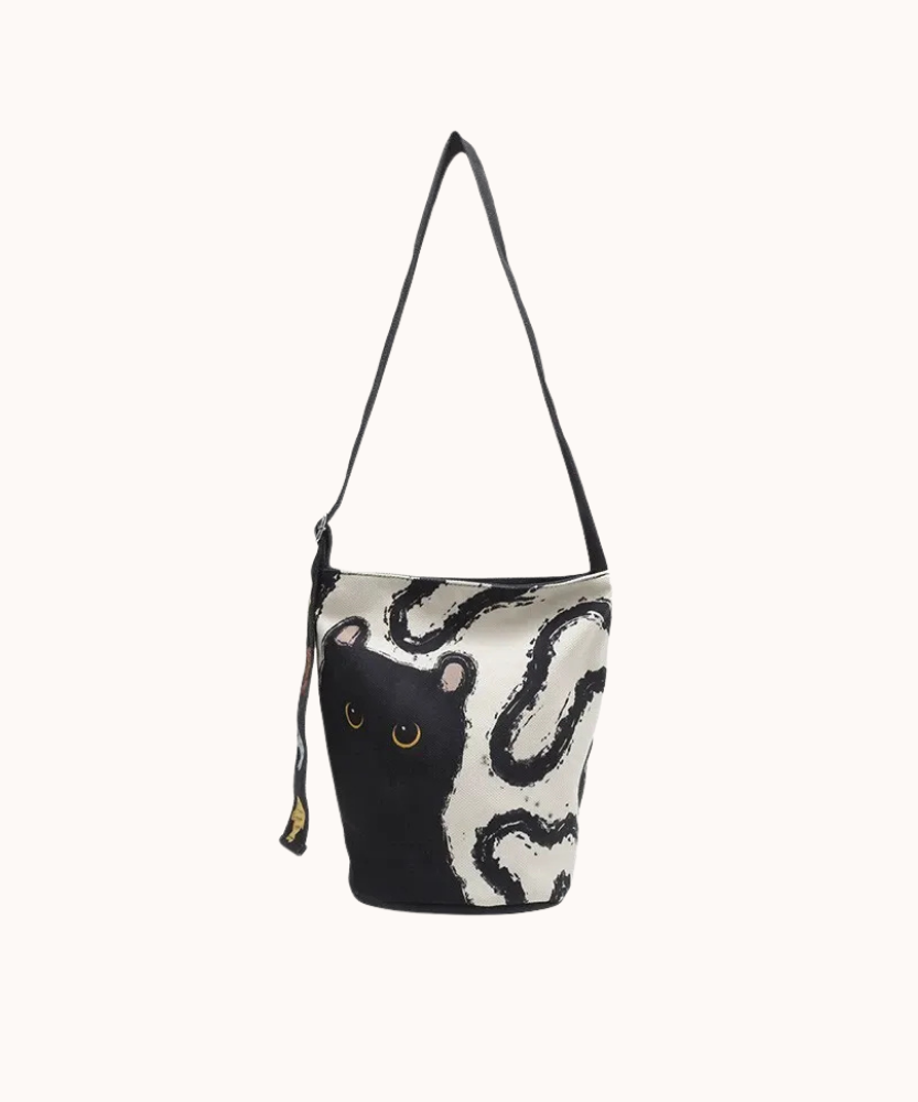 Kerina Printed Bucket Bag