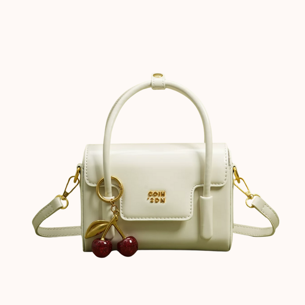 Cerise Cherry Charm Mini Handbag